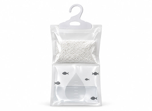 Absorbeurs d'humidité pour garde-robe – Lot de 10 — un exemplaire sur fond blanc