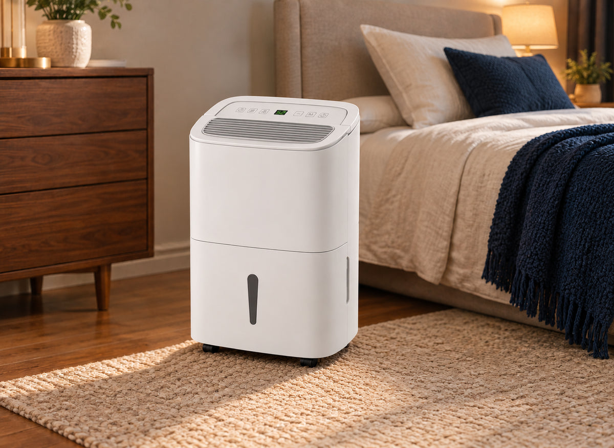 Déshumidificateur Wi-Fi dans une chambre