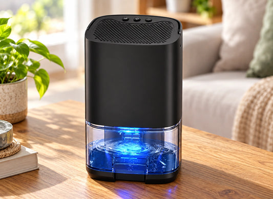 Petit déshumidificateur thermoélectrique 350 ml/24 h – Réservoir 1 L — commandes