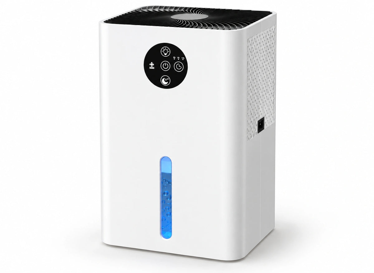 Mini déshumidificateur 1,8 L — fond blanc