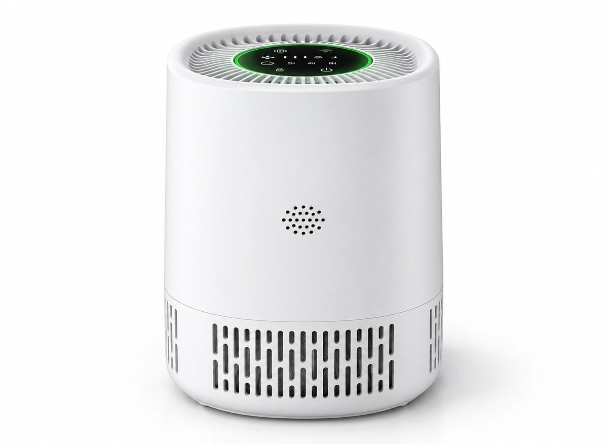 Purificateur d'air avec veilleuse – Filtre H13, 25 W — fond blanc